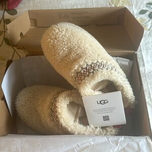 Razz Platform Sherpa UGG wool heritage braid